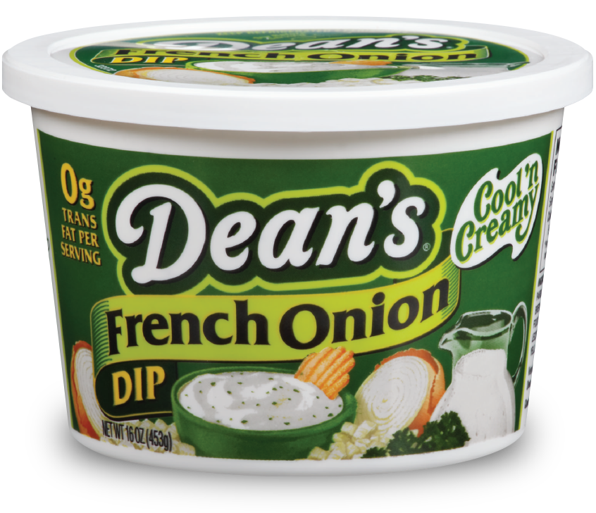 Try Dean's French Onion Dip. Use for easy appetizers and recipes.