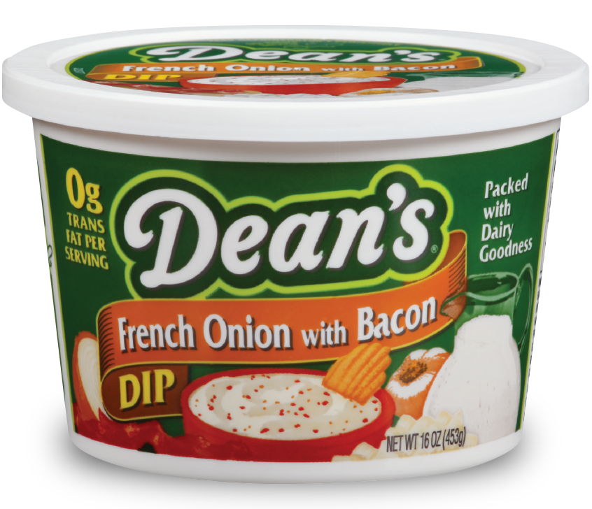 Try Dean's French Onion Dip with Bacon.